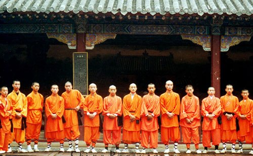 Monges no Templo Shaolin